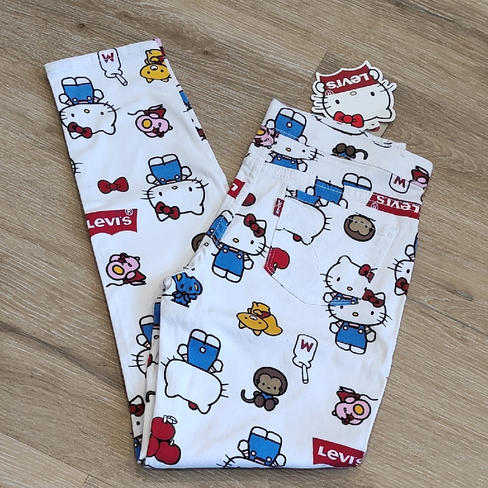 Levi's Hello Kitty Patterned Jeans